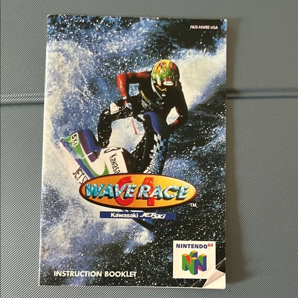 Nintendo Wave Race 64 Instruction Booklet - Picture 1 of 3